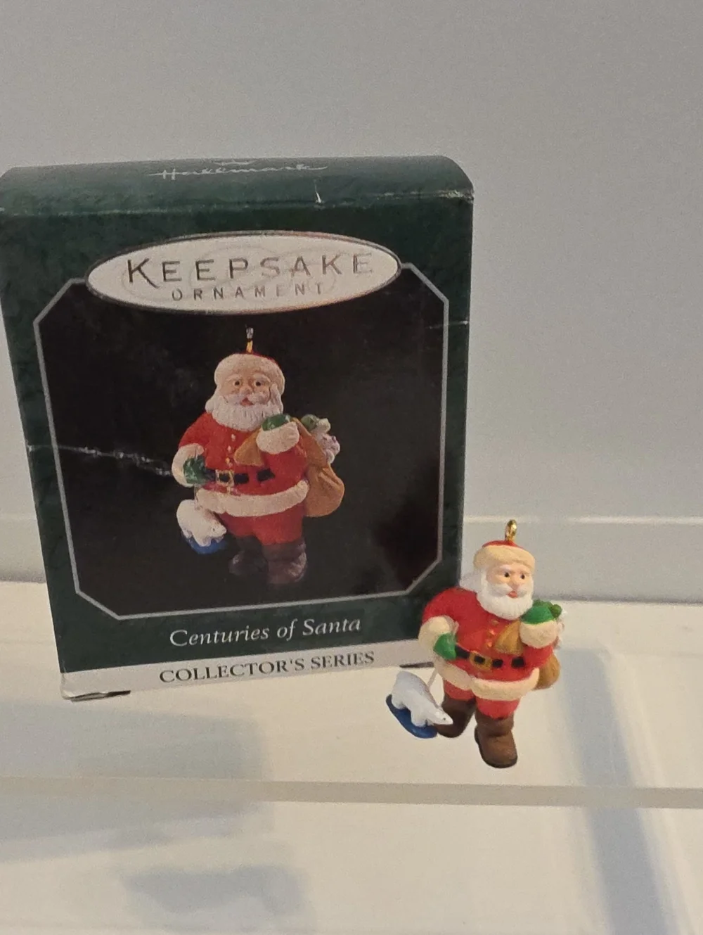 Vintage 1998 Hallmark Keepsake Centuries Of Santa Minature Christmas Ornament
